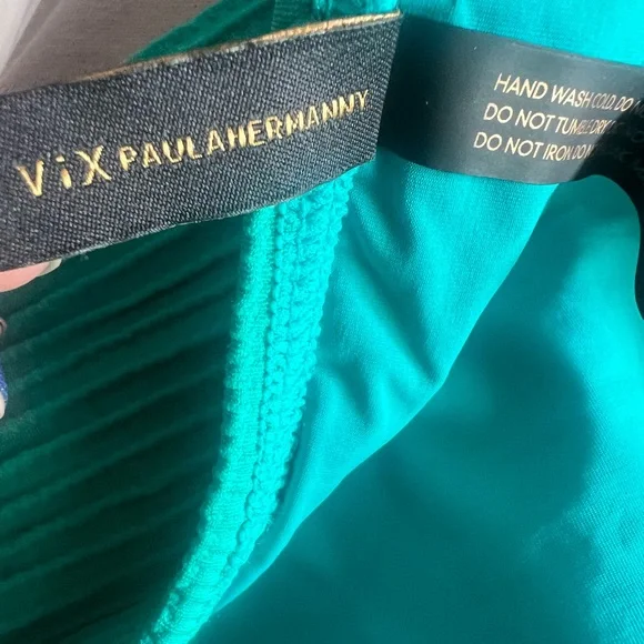 ViX Paula Hermanny Green String Bikini - Picture 3 of 8